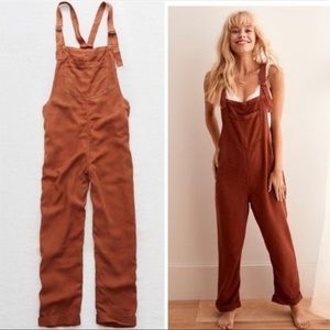 Aerie Rust Overalls